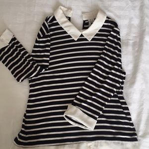 Elle brand black and white top Size Medium